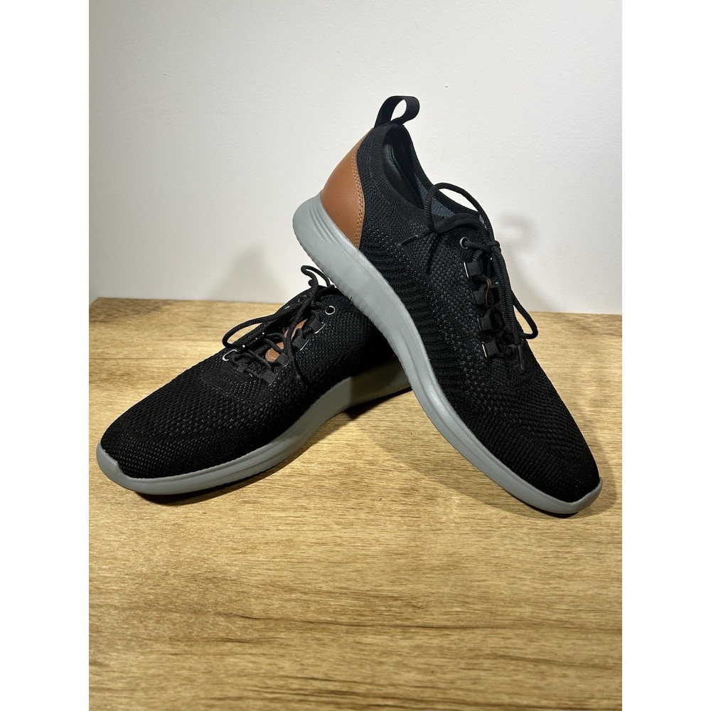 Johnston & Murphy Men's Black Mesh Sneaker Shoe Size 9M